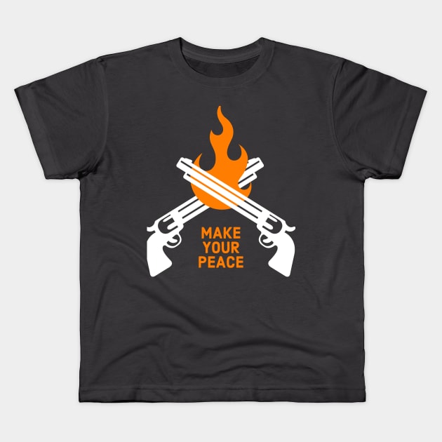 Make Your Peace Kids T-Shirt by Kizmit